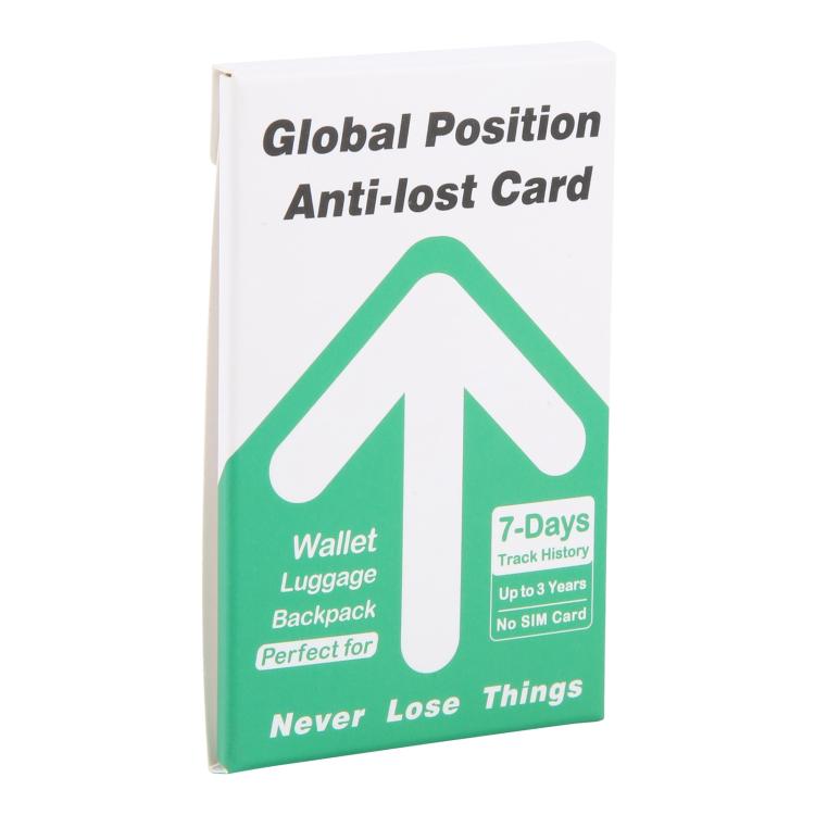 My Card K1 Global Ultra-thin Card Type Location Tracker Anti-lost Device(Black)