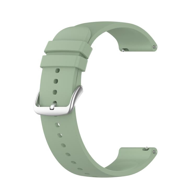 20mm Kalebol Round Tail Silicone Watch Band(Ice Green)