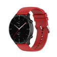 20mm Kalebol Round Tail Silicone Watch Band(Red) - 20mm Bands by Kalebol | Online Shopping South Africa | PMc TechLife | Buy Now Pay Later Mobicred