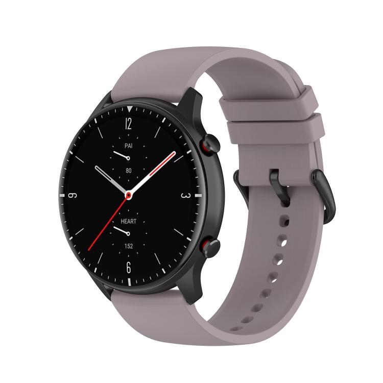 22mm Kalebol Round Tail Silicone Watch Band(Roland Purple)