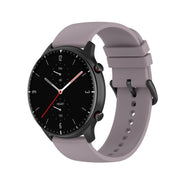 22mm Kalebol Round Tail Silicone Watch Band(Roland Purple)