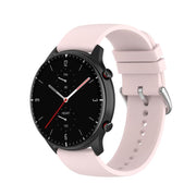 22mm Kalebol Round Tail Silicone Watch Band(Light Pink)