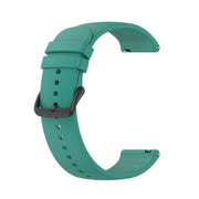 22mm Kalebol Round Tail Silicone Watch Band(Pine Green)