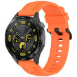 20mm Kalebol Black Buckle Tire Pattern Silicone Watch Band(Orange) - free shipping - PMc TechLife - Order now!
