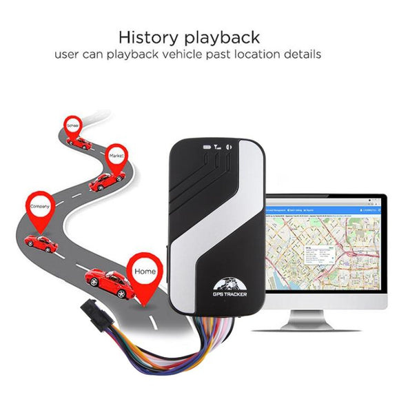 TK403C Car 4G GPS Bluetooth Satellite Locator Tracker(Black)