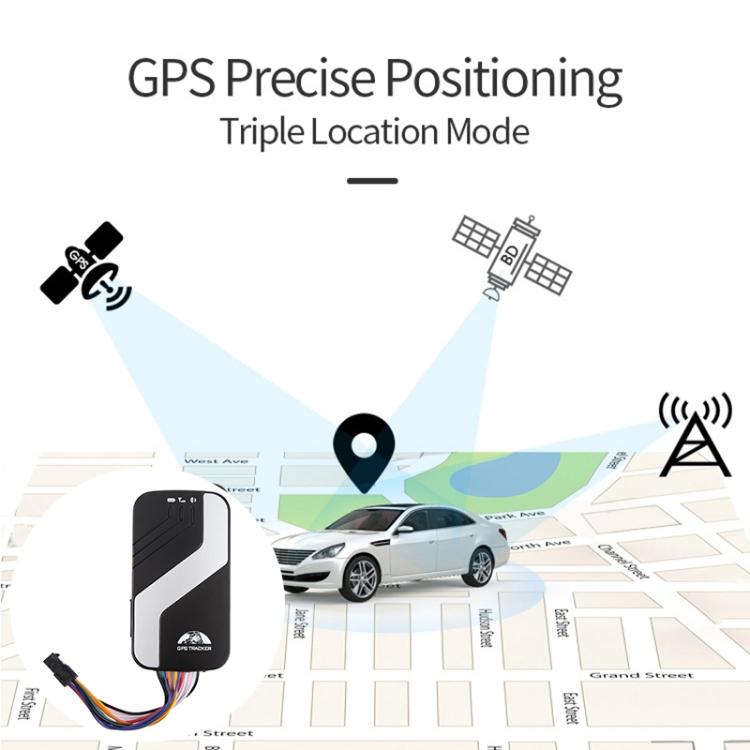 TK403C Car 4G GPS Bluetooth Satellite Locator Tracker(Black)