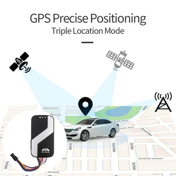 TK403C Car 4G GPS Bluetooth Satellite Locator Tracker(Black)