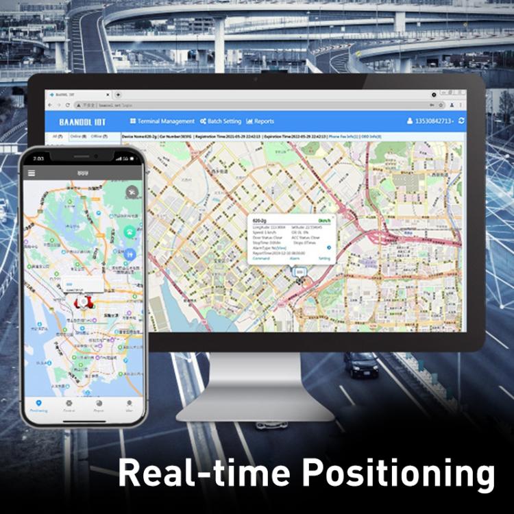TK403C Car 4G GPS Bluetooth Satellite Locator Tracker(Black)