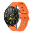20mm Kalebol Wave Stitch Silicone Watch Band(Orange) - 20mm Bands by Kalebol | Online Shopping South Africa | PMc TechLife | Buy Now Pay Later Mobicred