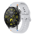 20mm Kalebol Wave Stitch Silicone Watch Band(Light Grey) - 20mm Bands by Kalebol | Online Shopping South Africa | PMc TechLife | Buy Now Pay Later Mobicred