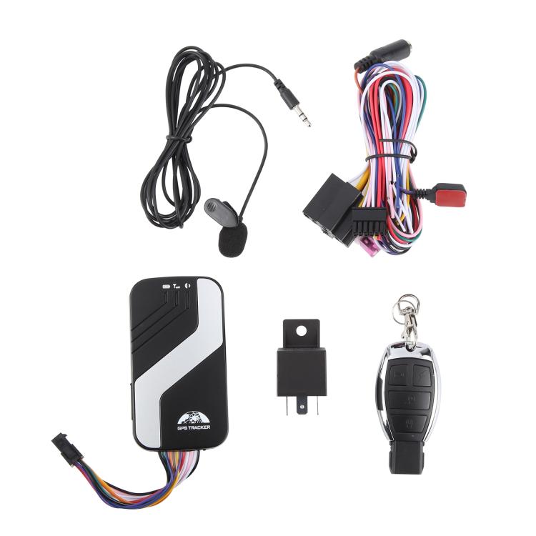 TK403D Car 4G GPS Bluetooth Satellite Locator Tracker, with Remote Control(Black)