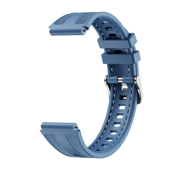 18mm Kalebol Composite Silicone Watch Band(Light Blue)