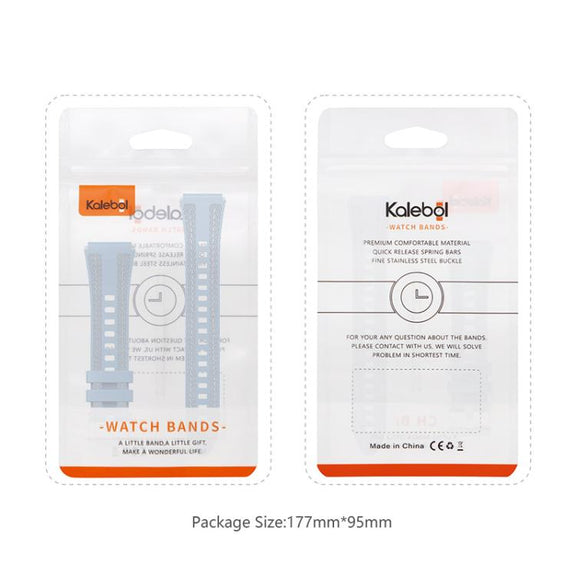 18mm Kalebol Composite Silicone Watch Band(Green)