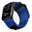 For Apple Watch 46mm / 49mm / 45mm / 44mm Kalebol Canvas Nylon Hook and Loop Watch Band(Blue) - free shipping - PMc TechLife - Order now!