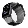 For Apple Watch 42mm / 41mm / 40mm / 38mm Kalebol Canvas Nylon Hook and Loop Watch Band(Grey) - free shipping - PMc TechLife - Order now!