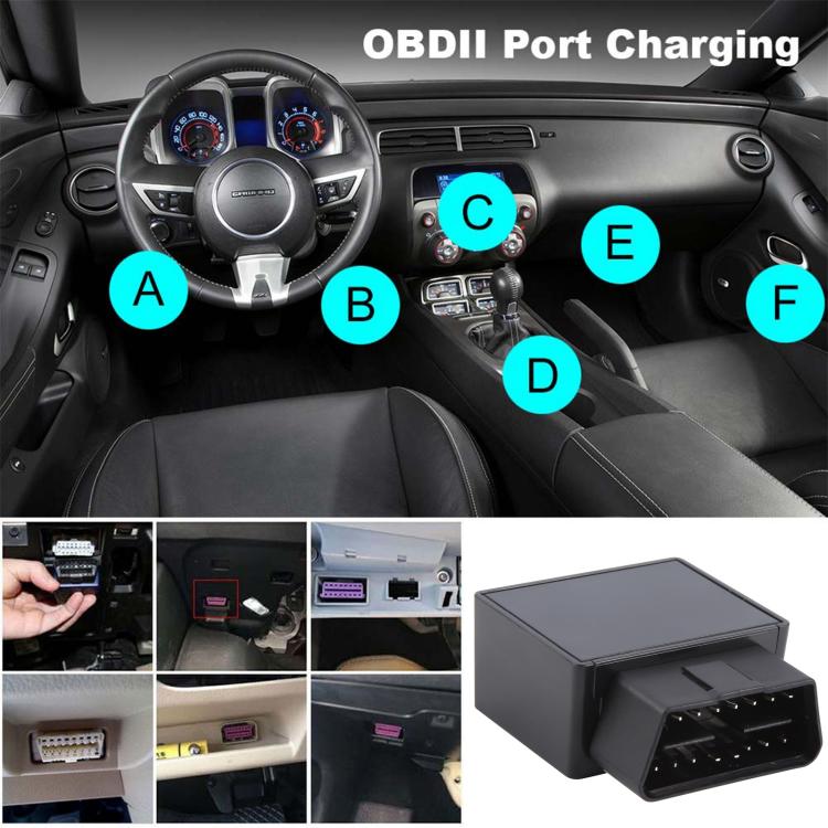 OBD Car 4G GPS Locator Tracker(Black)