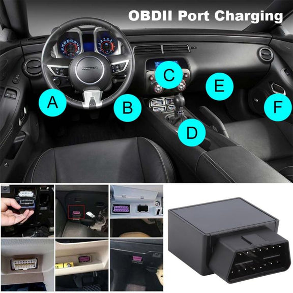 OBD Car 4G GPS Locator Tracker(Black)
