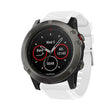 For Garmin QuickFit Kalebol 26mm Rhombus Texture Silicone Watch Band(White) - Watch Bands by Kalebol | Online Shopping South Africa | PMc TechLife | Buy Now Pay Later Mobicred