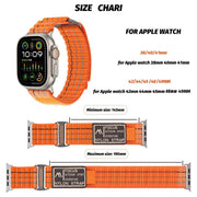 For Apple Watch 46mm / 49mm / 45mm / 44mm Kalebol  Dual-section Sports Nylon Loop Watch Band(White)