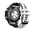 For Garmin QuickFit 22mm Kalebol Two-layer Silicone Watch Band(White Black) - free shipping - PMc TechLife - Order now!