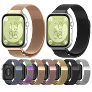 For Huawei Watch Fit3 Kalebol Milanese Stainless Steel Strap(Rose Gold)