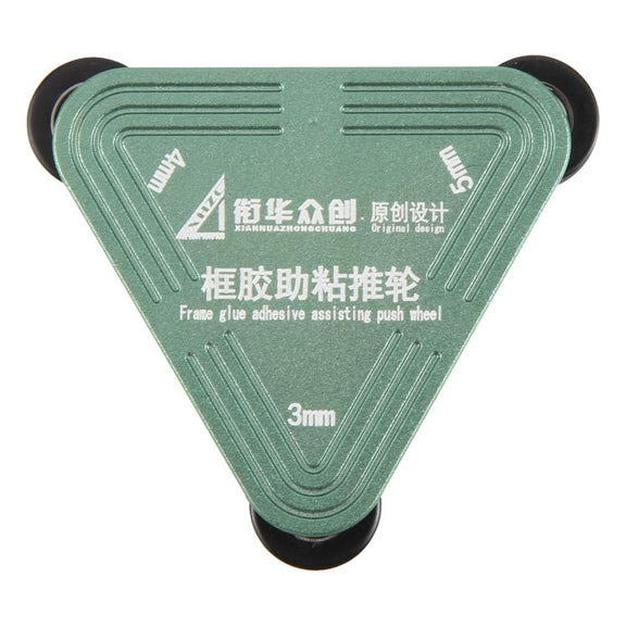 XHZC Middle Frame Water-resistant Adhesive Assisting Push with 3 / 4 / 5mm Auxiliary Wheel