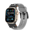 For Apple Watch 46mm / 49mm / 45mm / 44mm Kalebol Armor TPU Watch Band(Black Grey) - free shipping - PMc TechLife - Order now!