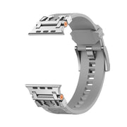 For Apple Watch 42mm / 41mm / 40mm / 38mm Kalebol Armor TPU Watch Band(Silver Grey)