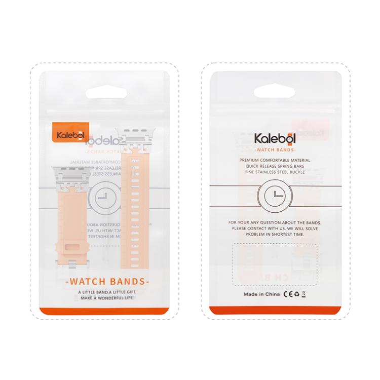 For Apple Watch 42mm / 41mm / 40mm / 38mm Kalebol Armor TPU Watch Band(Silver Grey)