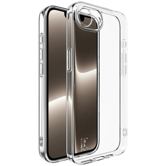 For iPhone 16e imak UX-5 Series Super Slim Transparent Shockproof TPU Protective Case(Transparent)