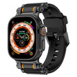 For Apple Watch 46mm / 49mm / 45mm / 44mm Armor Gear Silicone Watch Band(Black) - free shipping - PMc TechLife - Order now!