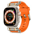 For Apple Watch 46mm / 49mm / 45mm / 44mm Armor Gear Silicone Watch Band(Titanium Orange) - free shipping - PMc TechLife - Order now!