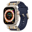 For Apple Watch 46mm / 49mm / 45mm / 44mm Armor Gear Silicone Watch Band(Titanium Blue) - free shipping - PMc TechLife - Order now!
