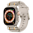 For Apple Watch 46mm / 49mm / 45mm / 44mm Armor Gear Silicone Watch Band(Titanium Starlight) - free shipping - PMc TechLife - Order now!