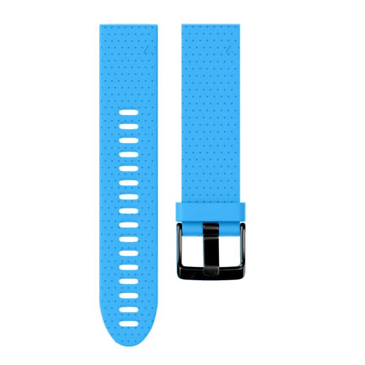 For Garmin QuickFit 20mm Kalebol Dot Texture Silicone Watch Band(Sky Blue)