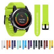 For Garmin QuickFit 20mm Kalebol Dot Texture Silicone Watch Band(White)