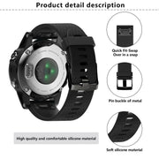 For Garmin QuickFit 20mm Kalebol Dot Texture Silicone Watch Band(White)