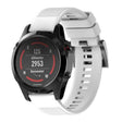 For Garmin QuickFit 22mm Kalebol Triangle Texture Silicone Watch Band(White) - Watch Bands by Kalebol | Online Shopping South Africa | PMc TechLife | Buy Now Pay Later Mobicred
