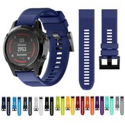 For Garmin QuickFit 22mm Kalebol Triangle Texture Silicone Watch Band(White)