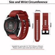 For Garmin QuickFit 22mm Kalebol Triangle Texture Silicone Watch Band(White)
