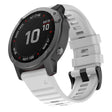 For Garmin QuickFit 22mm Kalebol Concave Texture Silicone Watch Band(White) - free shipping - PMc TechLife - Order now!