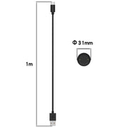 For Amazfit Bip 6 / Active 2 USB-C / Type-C Interface Adapter Split Smart Watch Charging Cable Set, Length: 1m(Black)