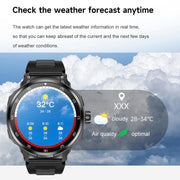 D11 1.46 inch 2 in 1 Bluetooth Earphone Smart Watch, Support Bluetooth Call / NFC / Heart Rate(Green)
