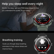D11 1.46 inch 2 in 1 Bluetooth Earphone Smart Watch, Support Bluetooth Call / NFC / Heart Rate(Black)