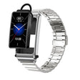 K80 1.57 inch Steel Band IP67 Earphone Detachable Smart Watch, Support Bluetooth Call(Silver) - free shipping - PMC TechLife - Order now!