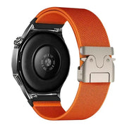 22mm Parachute Buckle Elastic Nylon Watch Band(Orange)