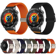 20mm Parachute Buckle Elastic Nylon Watch Band(Orange)