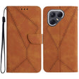 For Tecno Pova 7 5G Stitching Embossed Leather Phone Case(Brown) - free shipping - PMC TechLife - Order now!