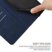 For Tecno Pova 7 5G Stitching Embossed Leather Phone Case(Blue)