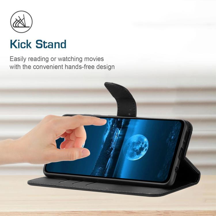 For Tecno Spark 40 Pro 4G Stitching Embossed Leather Phone Case(Black)